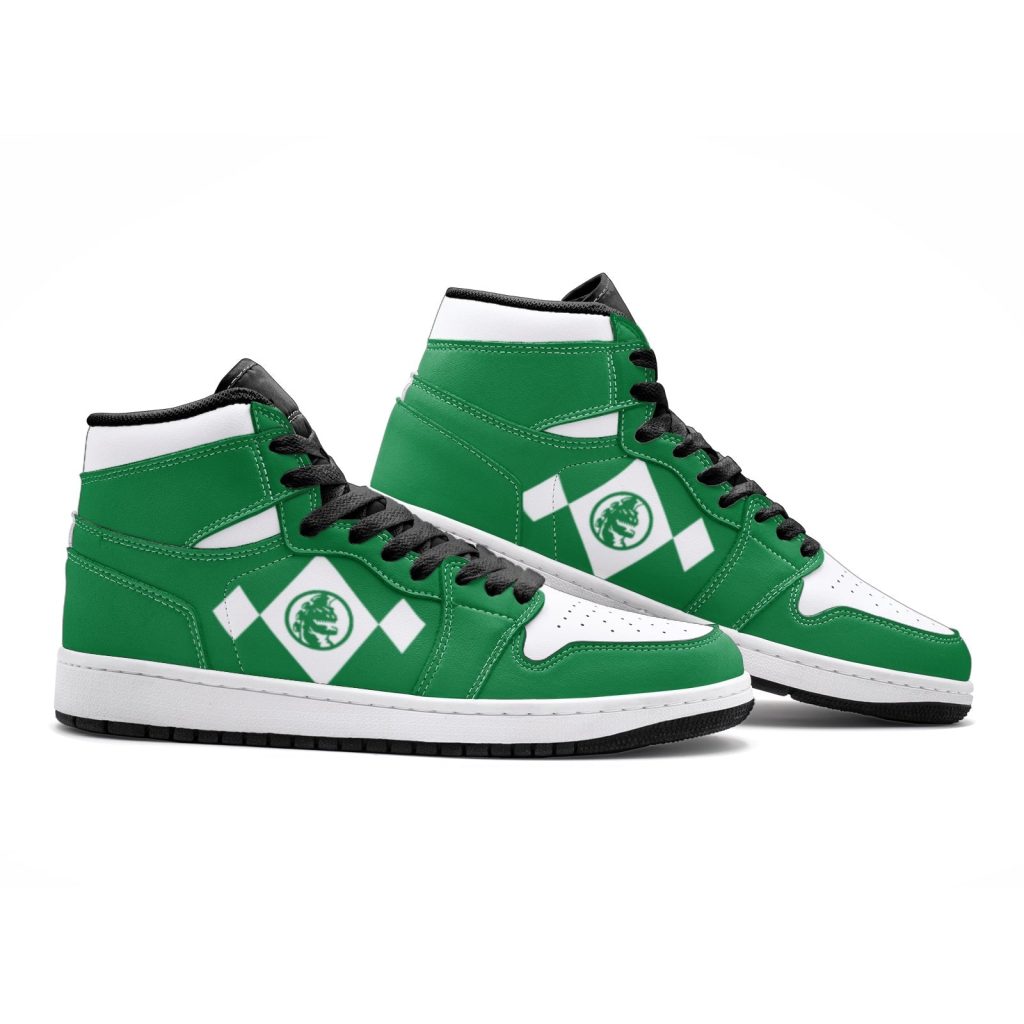 power rangers green jd1 shoes 2 - Anime Shoes UK Store