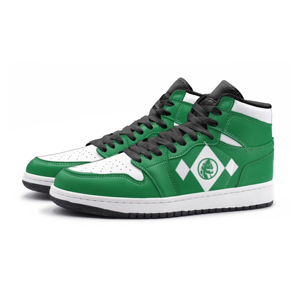 power rangers green jd1 shoes 3 - Anime Shoes UK Store