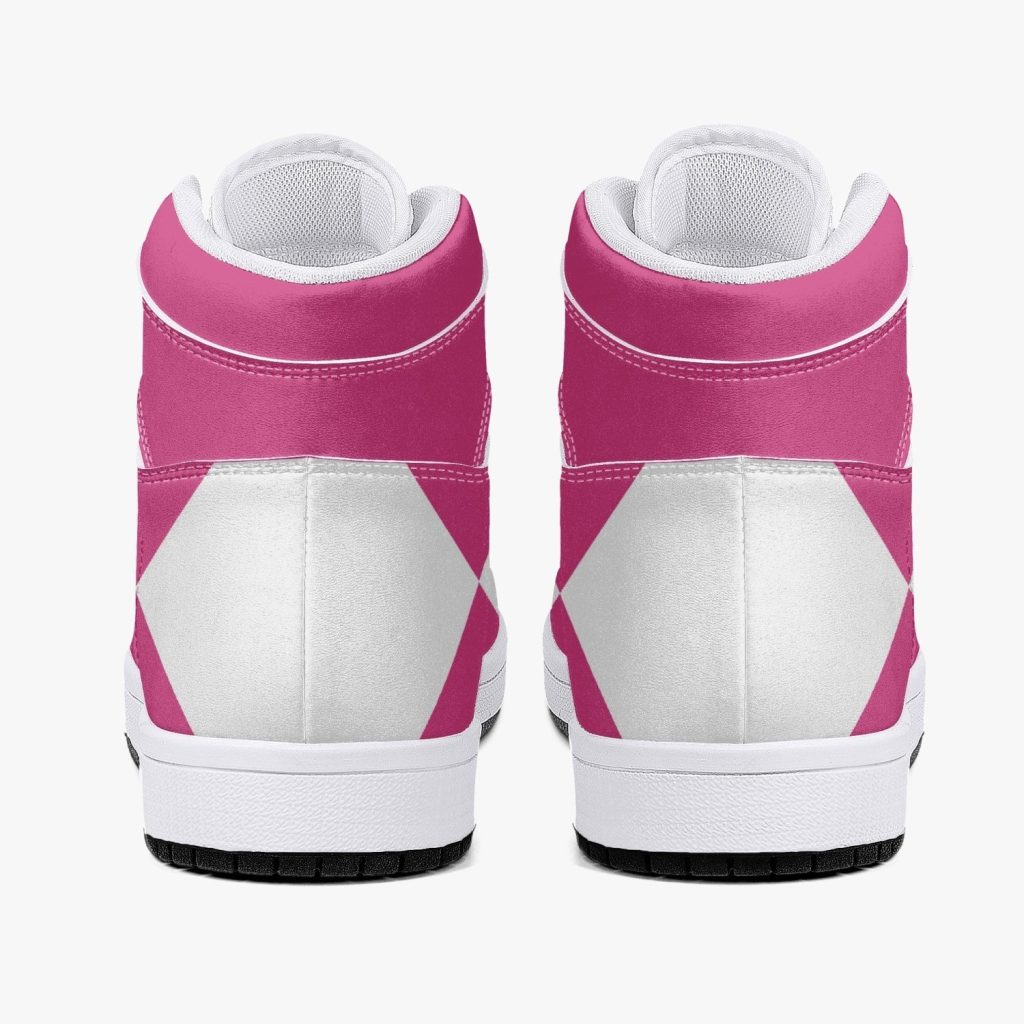 power rangers pink j force shoes 13 - Anime Shoes UK Store