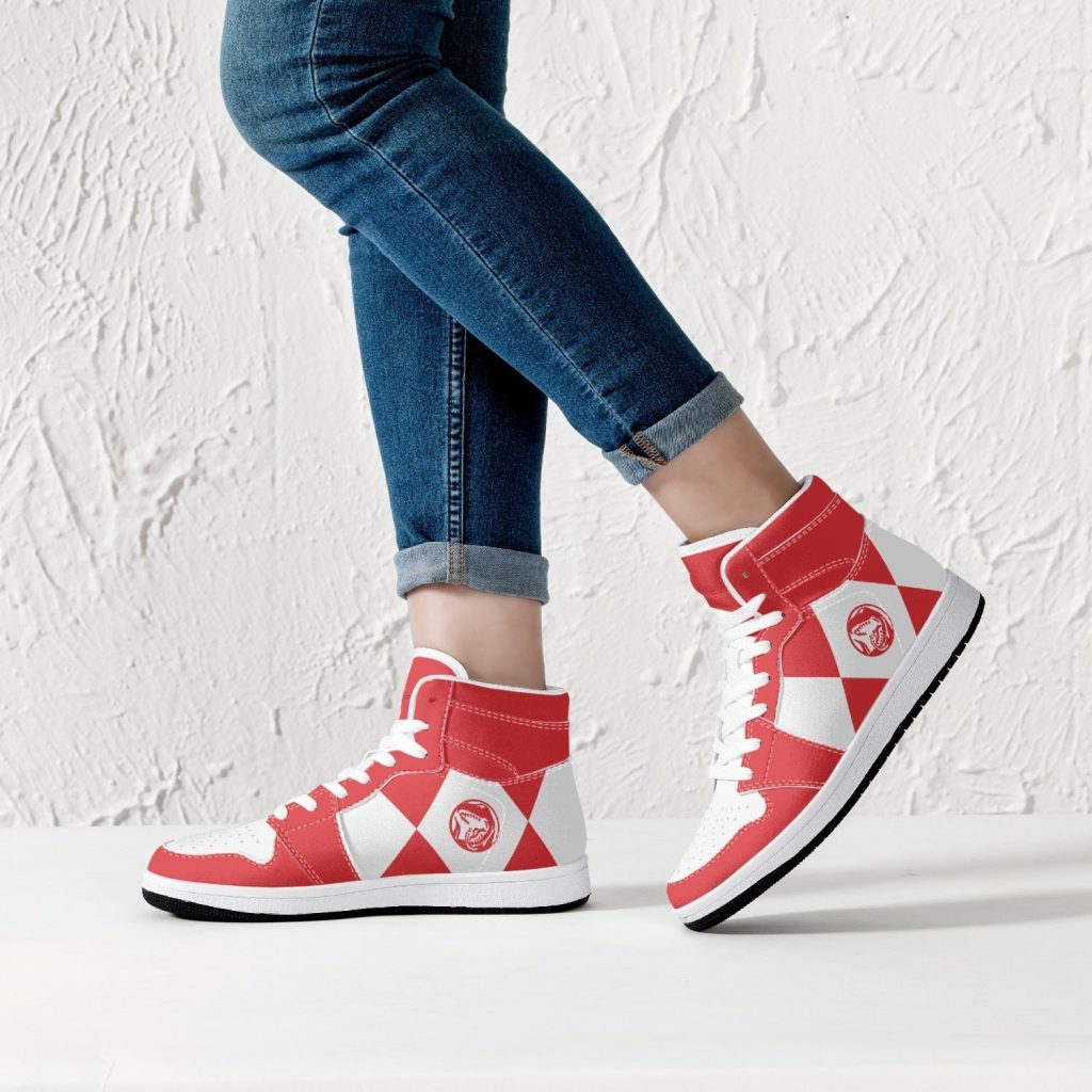 power rangers red j force shoes 18 - Anime Shoes UK Store