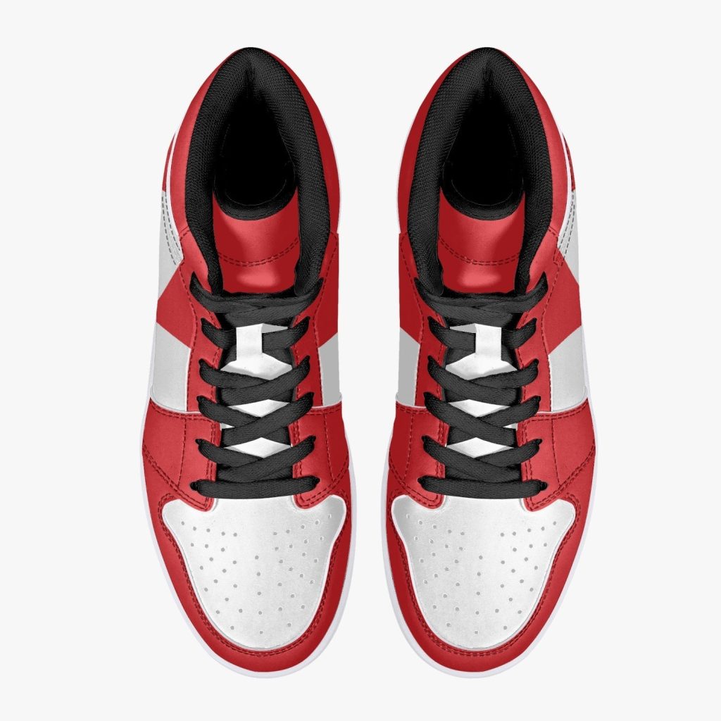 power rangers red j force shoes 3 - Anime Shoes UK Store