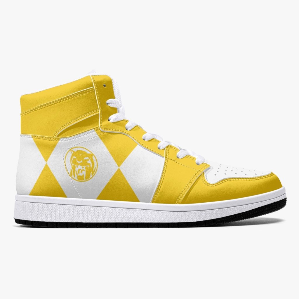 power rangers yellow j force shoes 13 - Anime Shoes UK Store