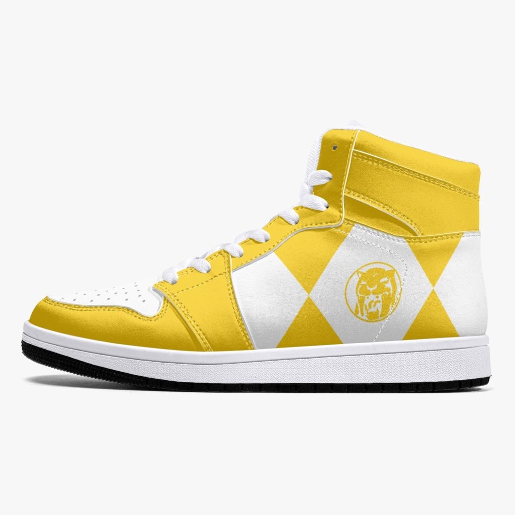 power rangers yellow j force shoes 16 - Anime Shoes UK Store