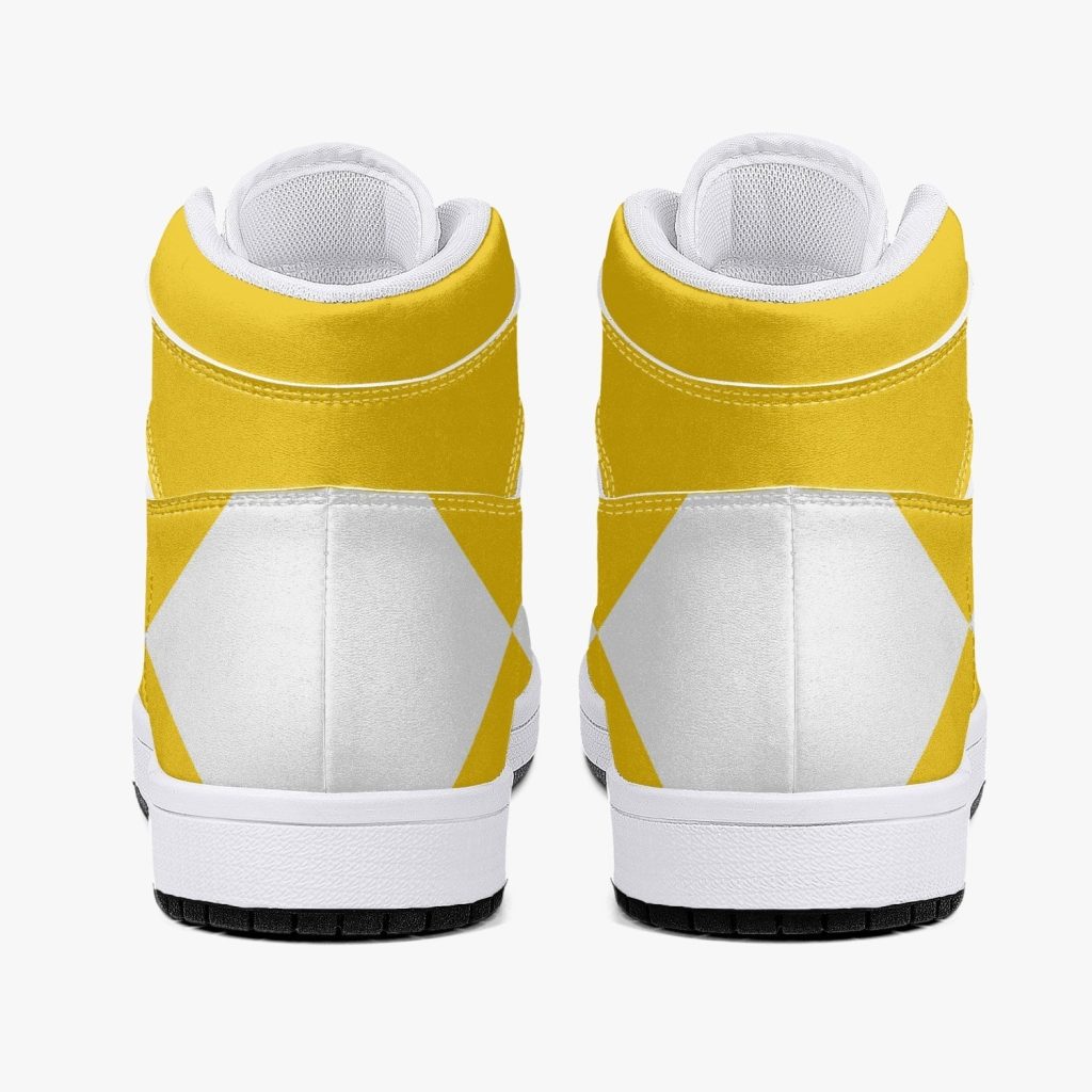 power rangers yellow j force shoes 18 - Anime Shoes UK Store