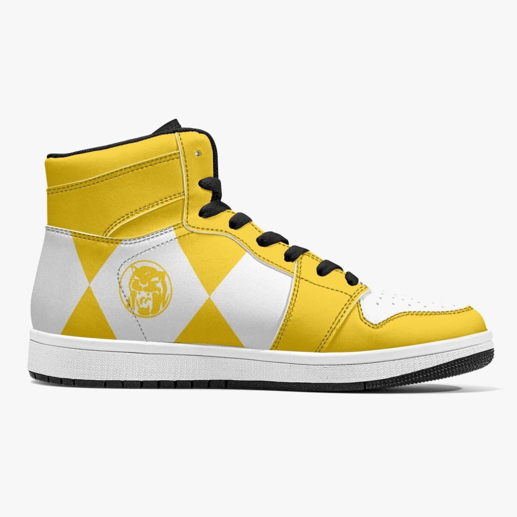 power rangers yellow j force shoes 22 - Anime Shoes UK Store