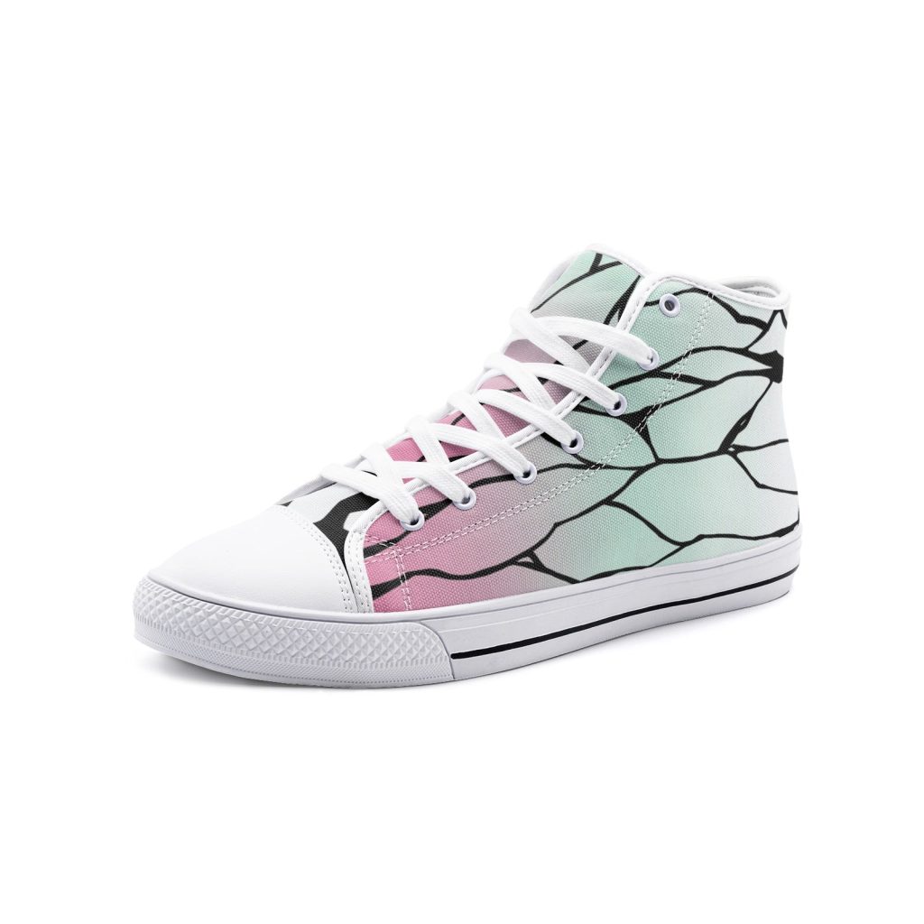 shinobu kocho demon slayer classic high top canvas shoes - Anime Shoes UK Store