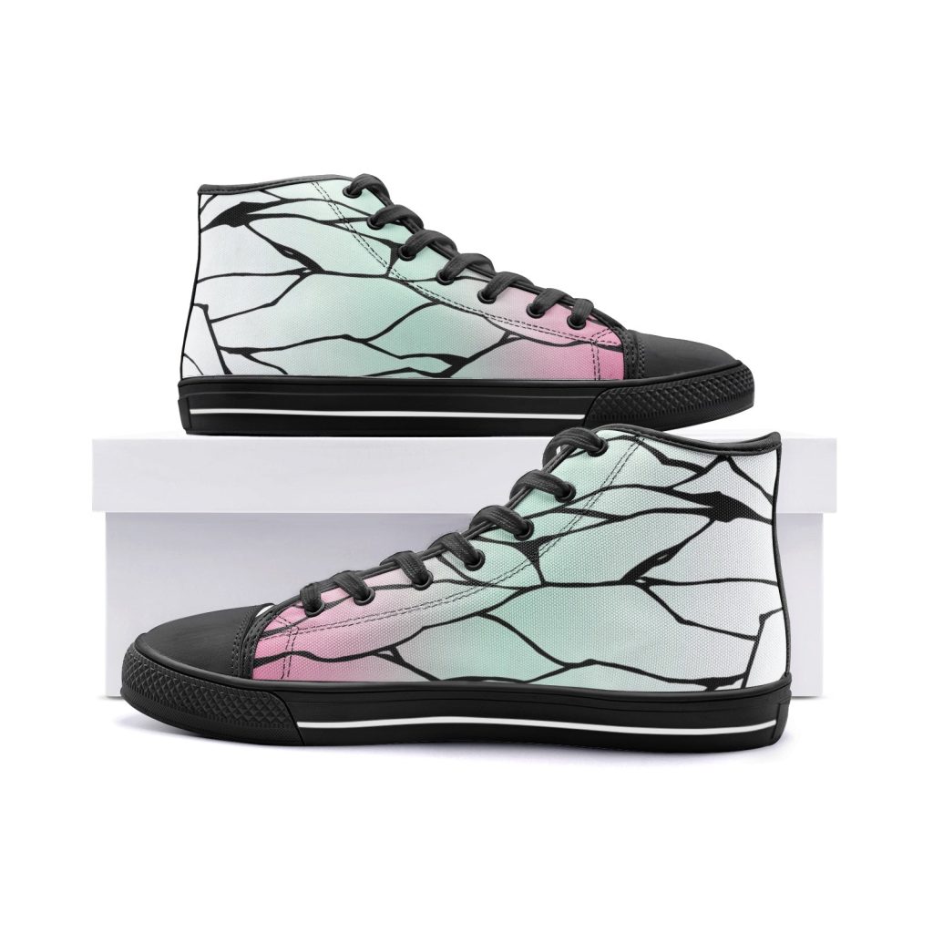 shinobu kocho demon slayer classic high top canvas shoes 5 - Anime Shoes UK Store