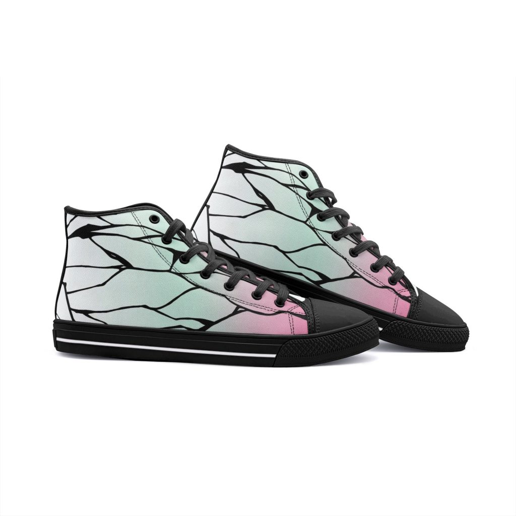 shinobu kocho demon slayer classic high top canvas shoes 6 - Anime Shoes UK Store
