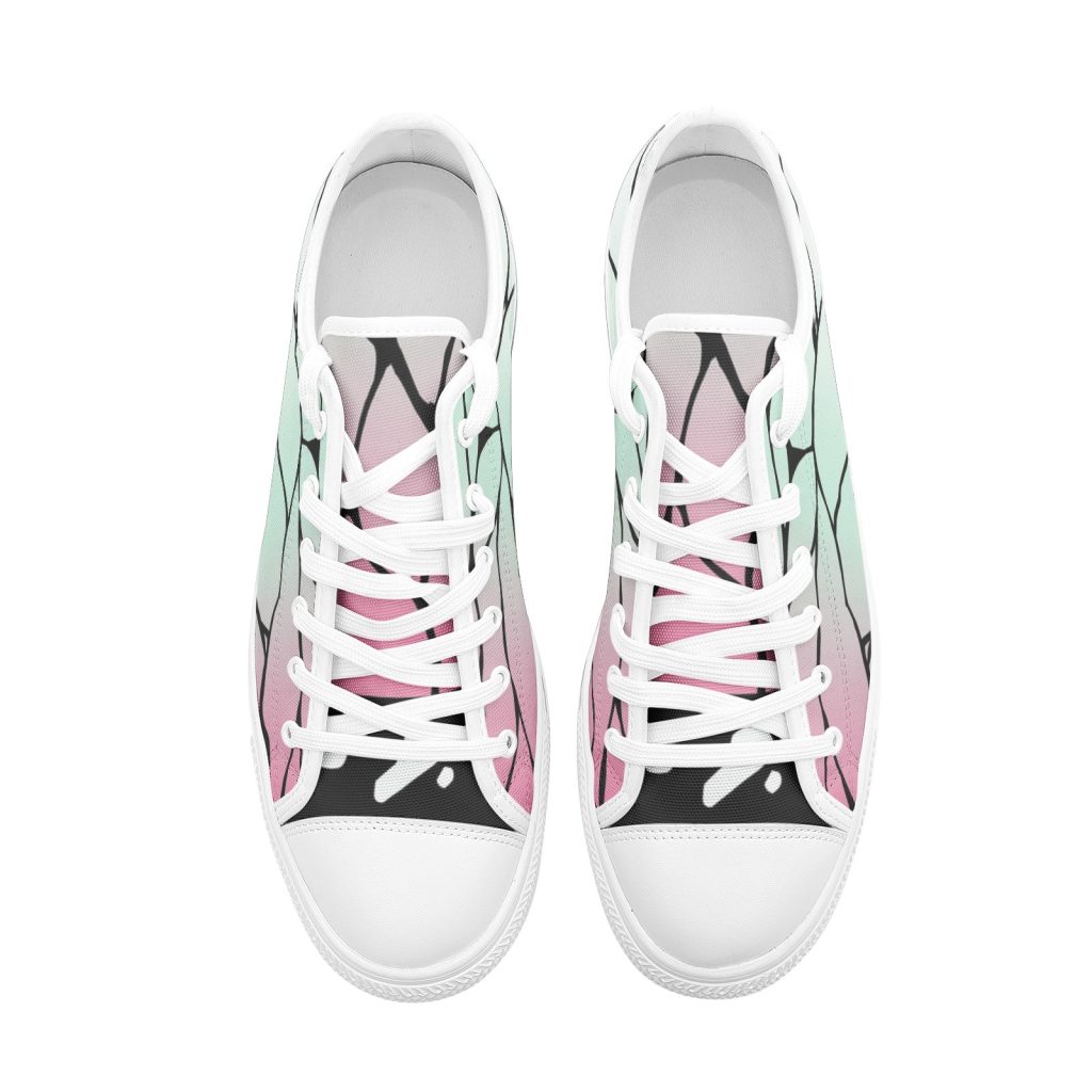 shinobu kocho demon slayer classic low top canvas shoes 4 - Anime Shoes UK Store