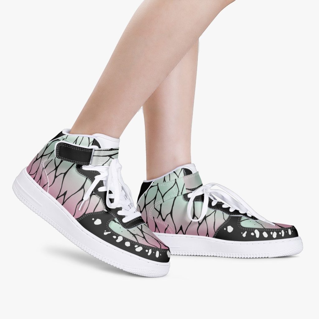 shinobu kocho demon slayer high top kamikaze shoes 10 - Anime Shoes UK Store