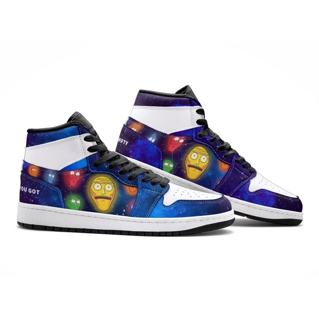 show me what you got rick and morty jd1 shoes 3 - Anime Shoes UK Store