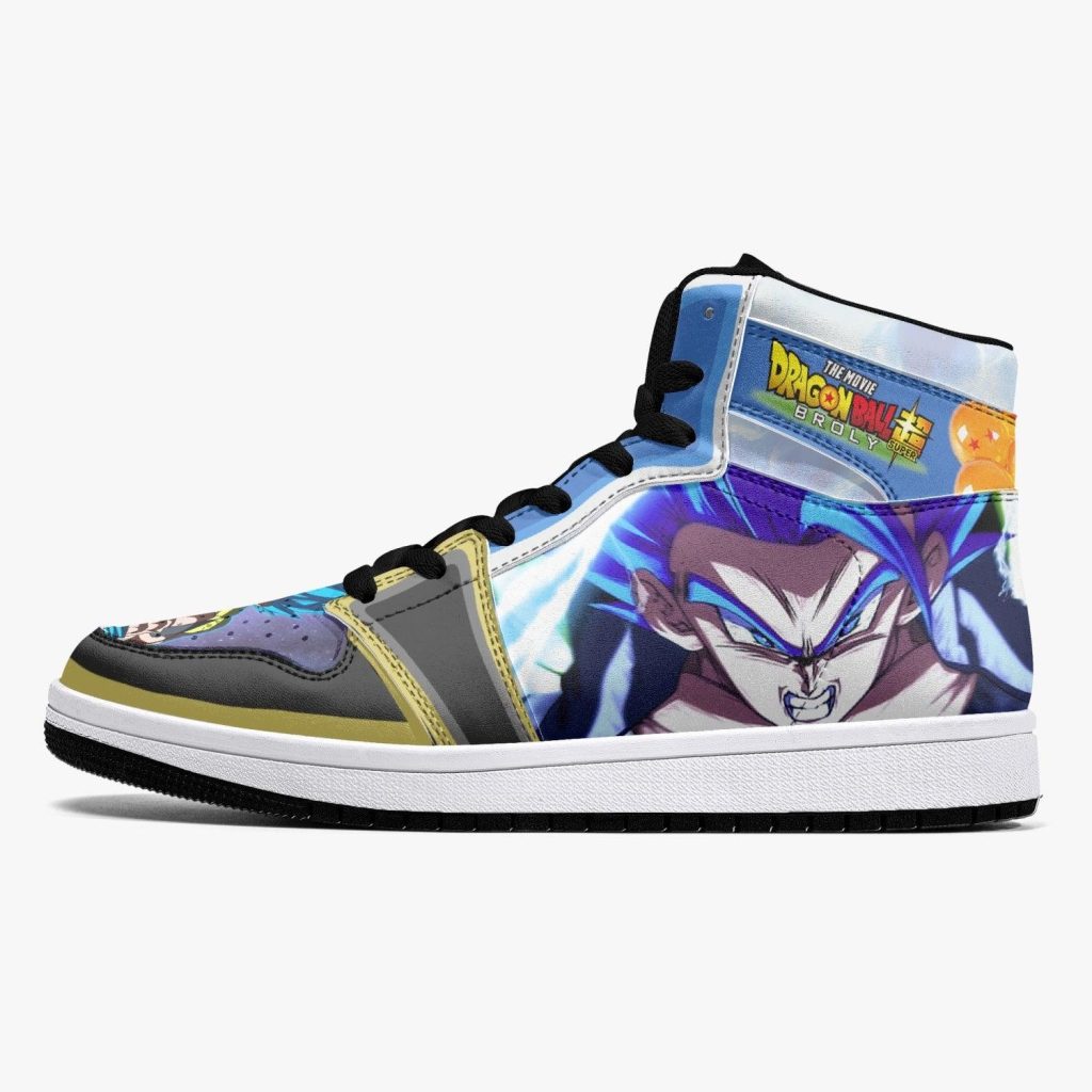 super saiyan blue gogeta dragon ball super broly j force shoes 16 - Anime Shoes UK Store