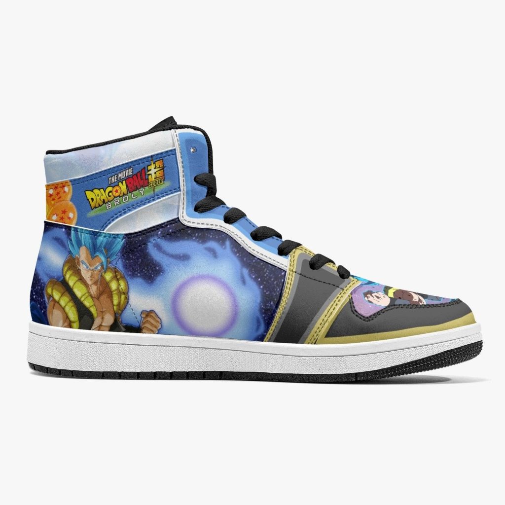 super saiyan blue gogeta dragon ball super broly j force shoes 17 - Anime Shoes UK Store