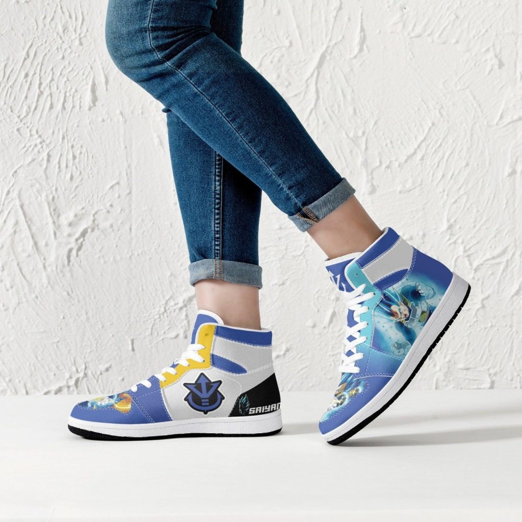 super saiyan vegeta dragon ball z j force shoes 17 - Anime Shoes UK Store