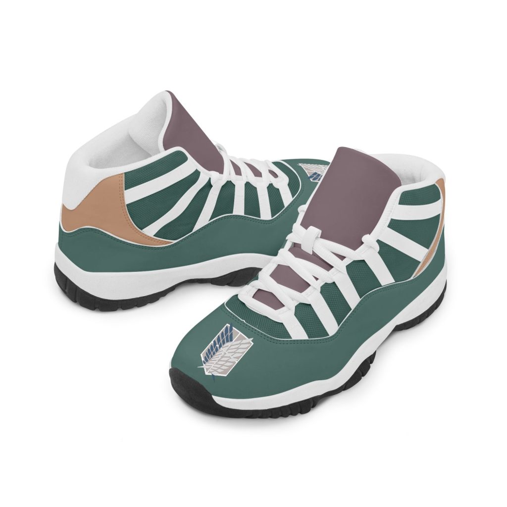 survey corps attack on titan aj11 basketball shoes 19 - Anime Shoes UK Store
