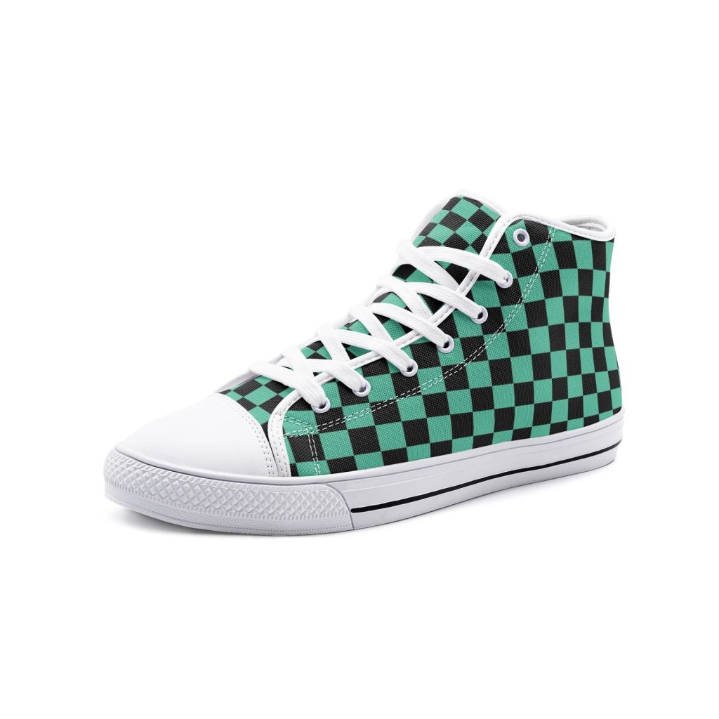 tanjiro kamado demon slayer classic high top canvas shoes - Anime Shoes UK Store