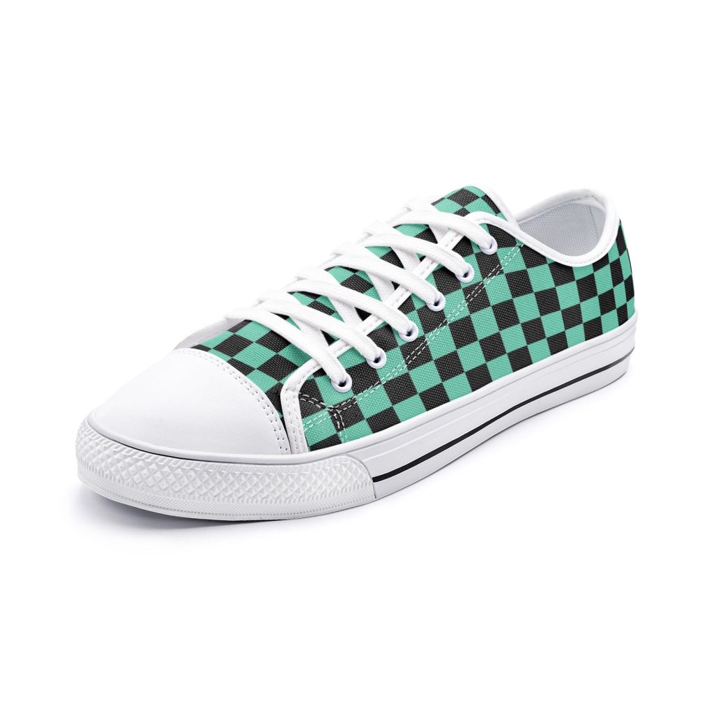 tanjiro kamado demon slayer classic low top canvas shoes - Anime Shoes UK Store