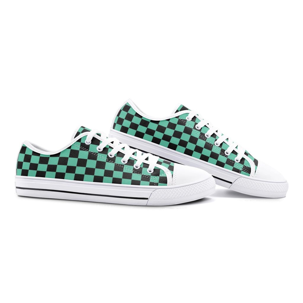 tanjiro kamado demon slayer classic low top canvas shoes 3 - Anime Shoes UK Store