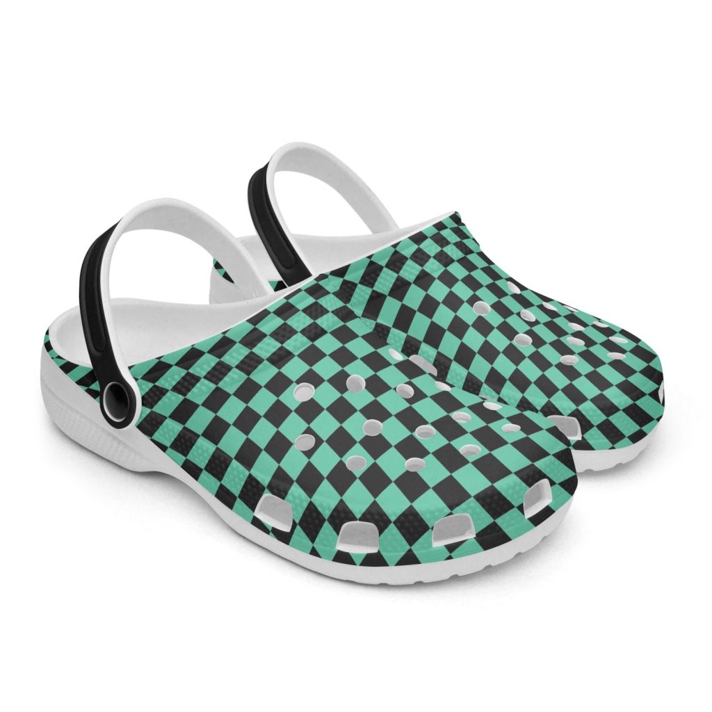 tanjiro kamado demon slayer custom clogs - Anime Shoes UK Store