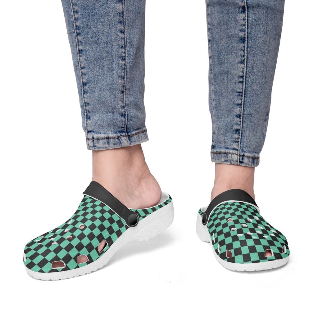 tanjiro kamado demon slayer custom clogs 3 - Anime Shoes UK Store