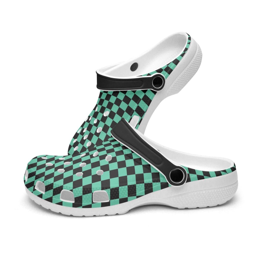 tanjiro kamado demon slayer custom clogs 4 - Anime Shoes UK Store