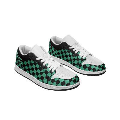 tanjiro kamado demon slayer low top jd1 shoes 2 - Anime Shoes UK Store