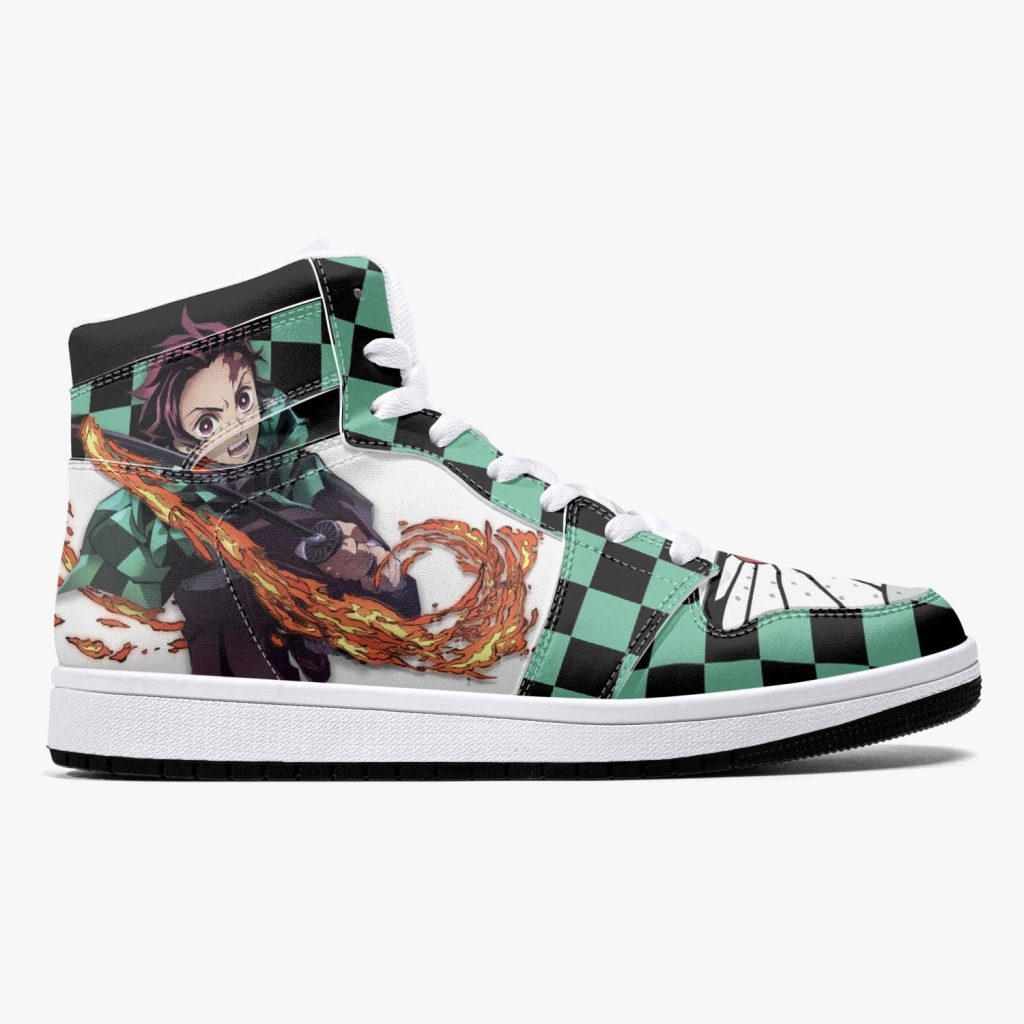 tanjiro kamado water and sun breathing demon slayer j force shoes 10 - Anime Shoes UK Store