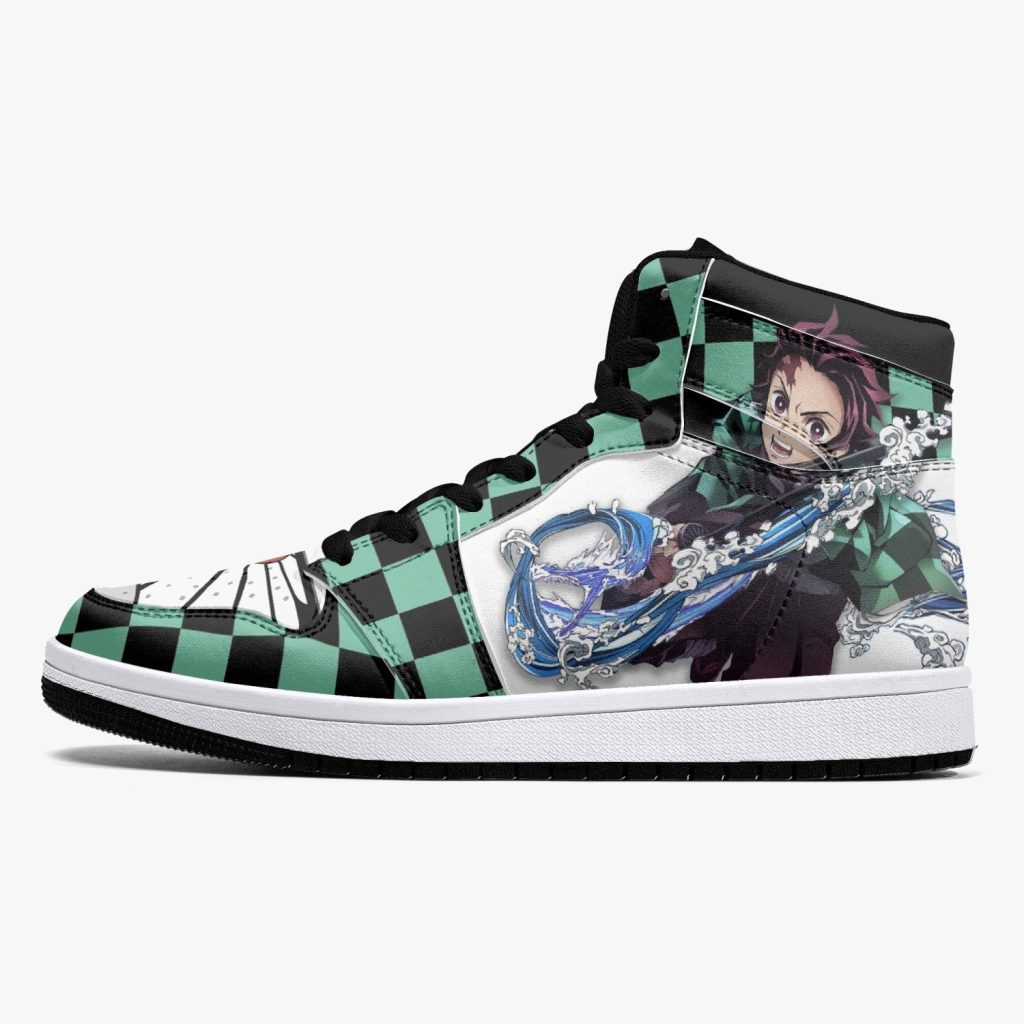 tanjiro kamado water and sun breathing demon slayer j force shoes 16 - Anime Shoes UK Store