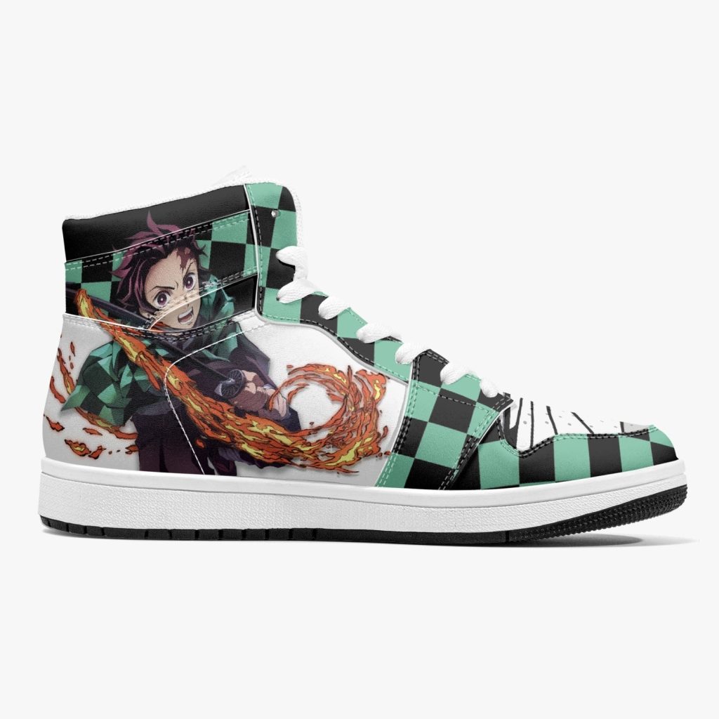 tanjiro kamado water and sun breathing demon slayer j force shoes 8 - Anime Shoes UK Store