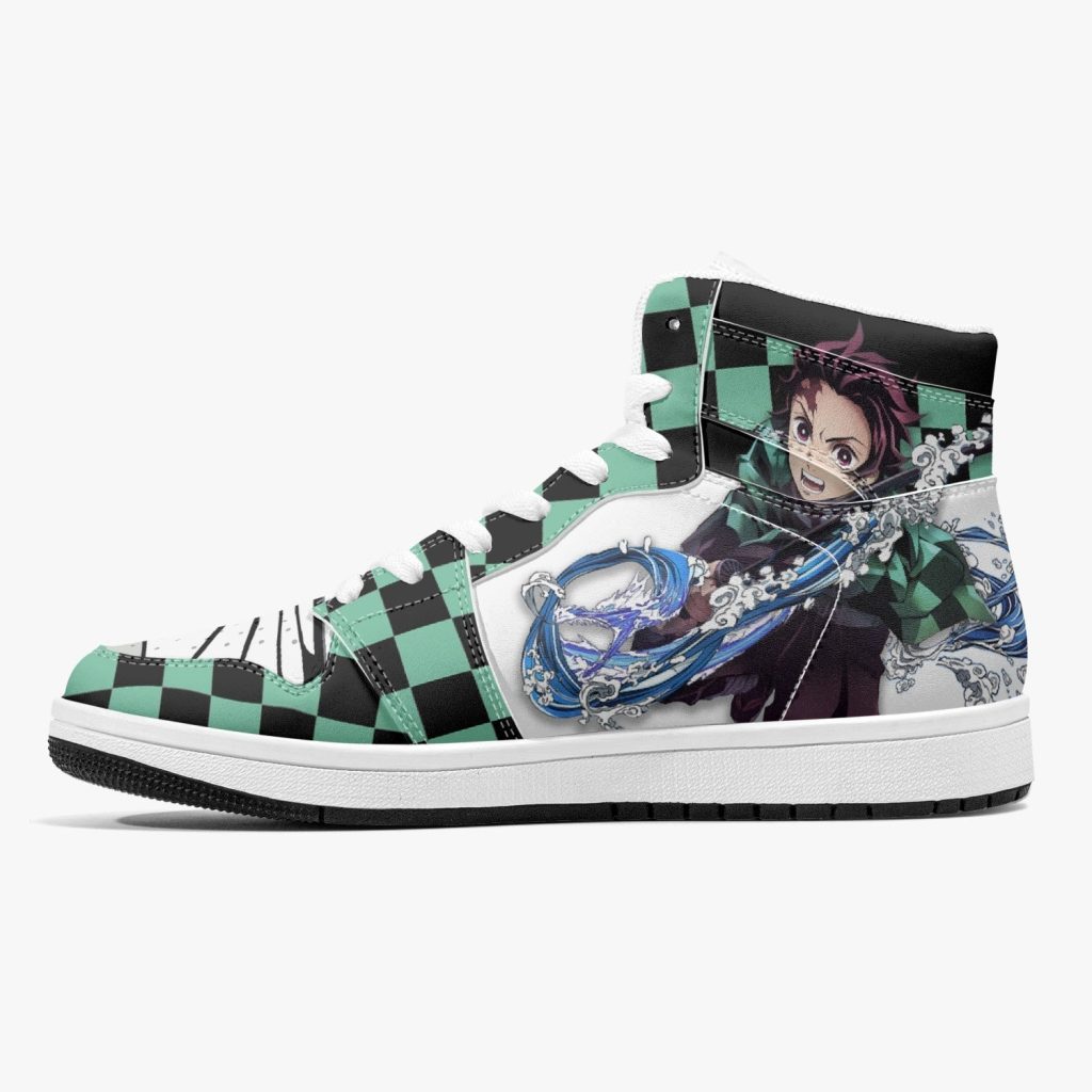 tanjiro kamado water and sun breathing demon slayer j force shoes 9 - Anime Shoes UK Store