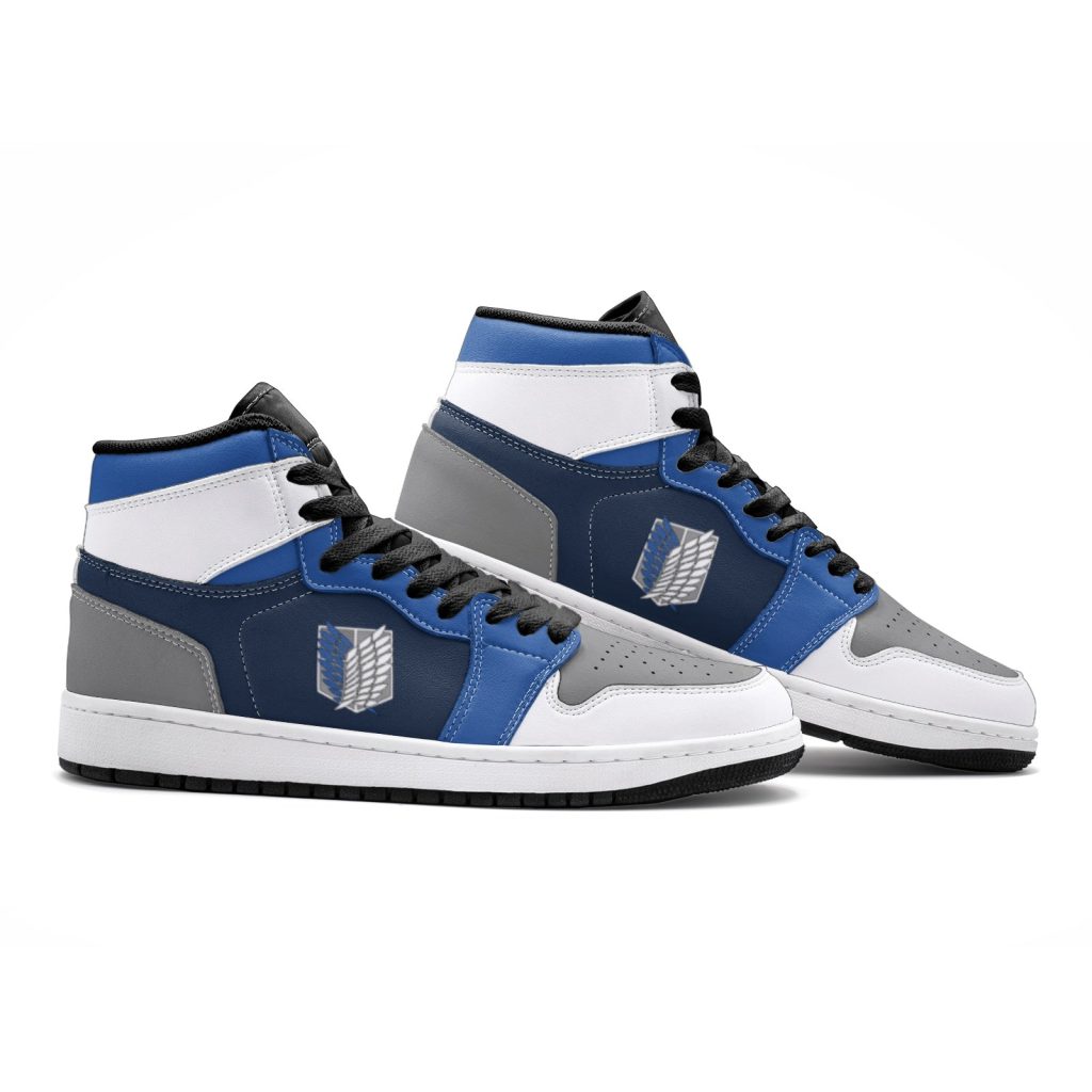 the survey corps attack on titan jd1 shoes 2 - Anime Shoes UK Store