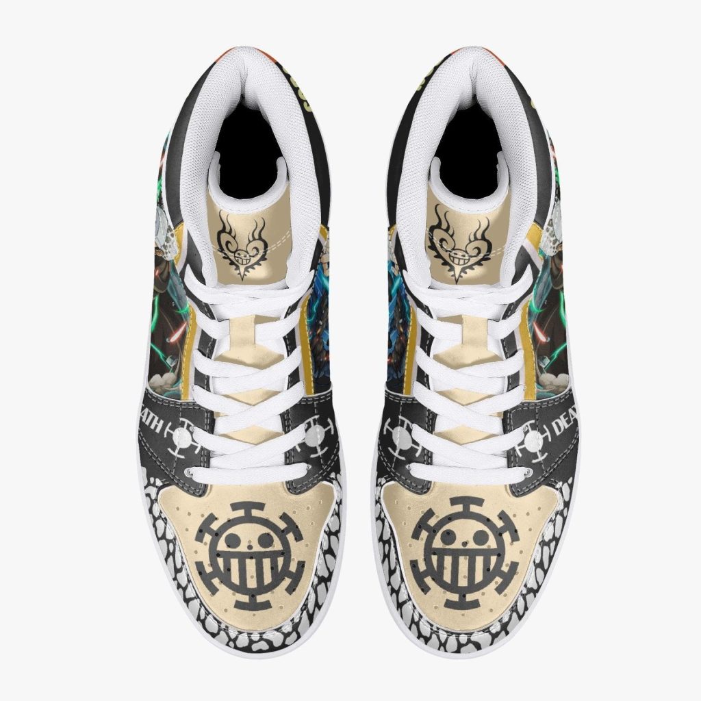 trafalgar d law dressrosa one piece j force shoes 11 - Anime Shoes UK Store