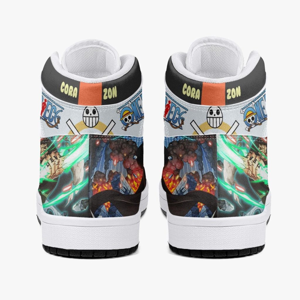 trafalgar d law dressrosa one piece j force shoes 13 - Anime Shoes UK Store