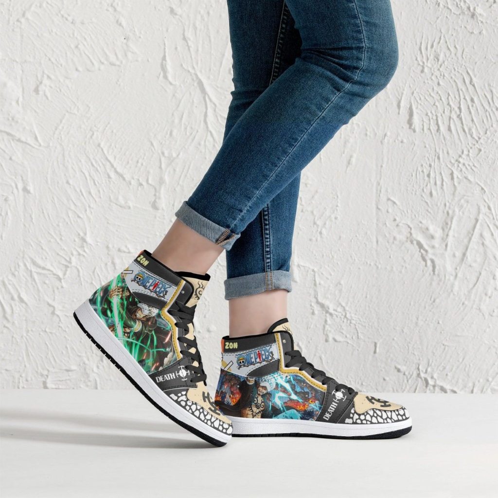 trafalgar d law dressrosa one piece j force shoes 5 - Anime Shoes UK Store