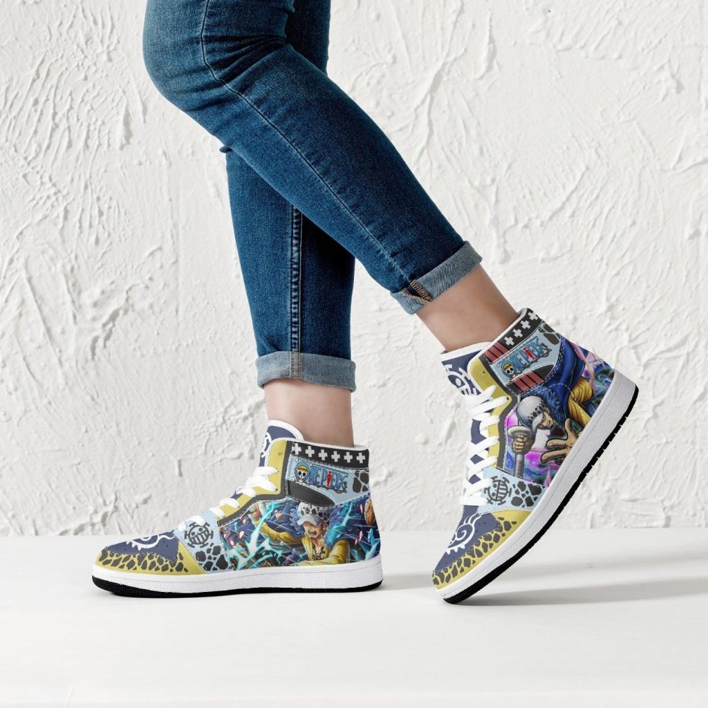 trafalgar d law onigashima one piece j force shoes 15 - Anime Shoes UK Store