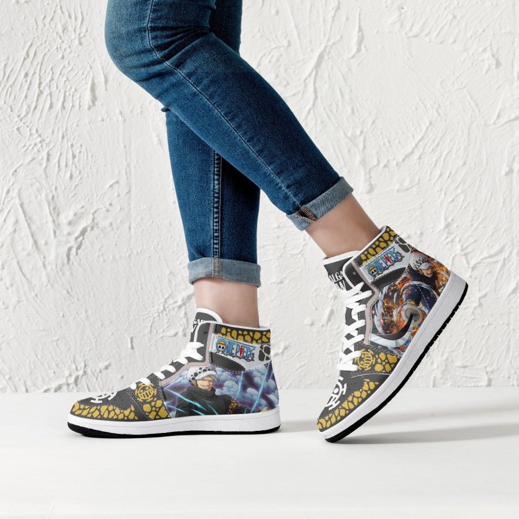 trafalgar d law timeskip one piece j force shoes 14 - Anime Shoes UK Store