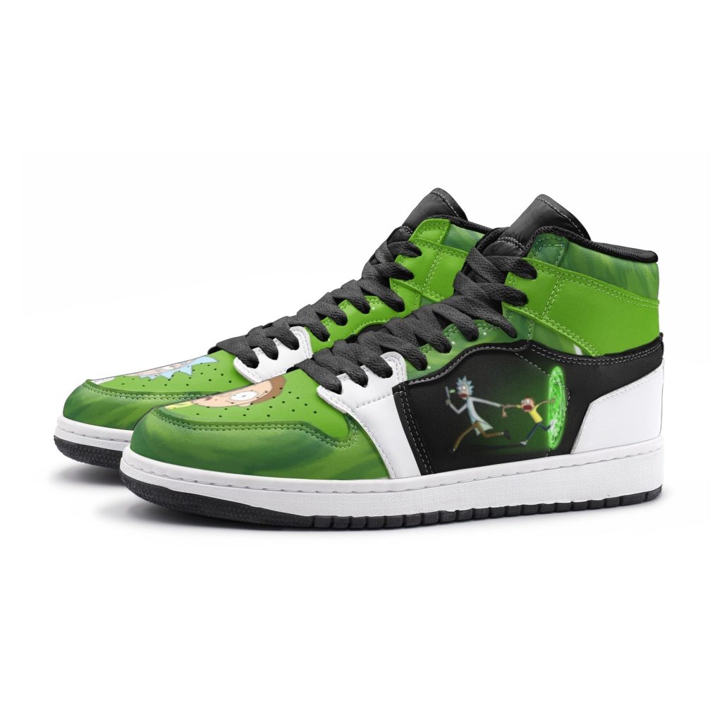 travel time rick and morty jd1 shoes 3 - Anime Shoes UK Store