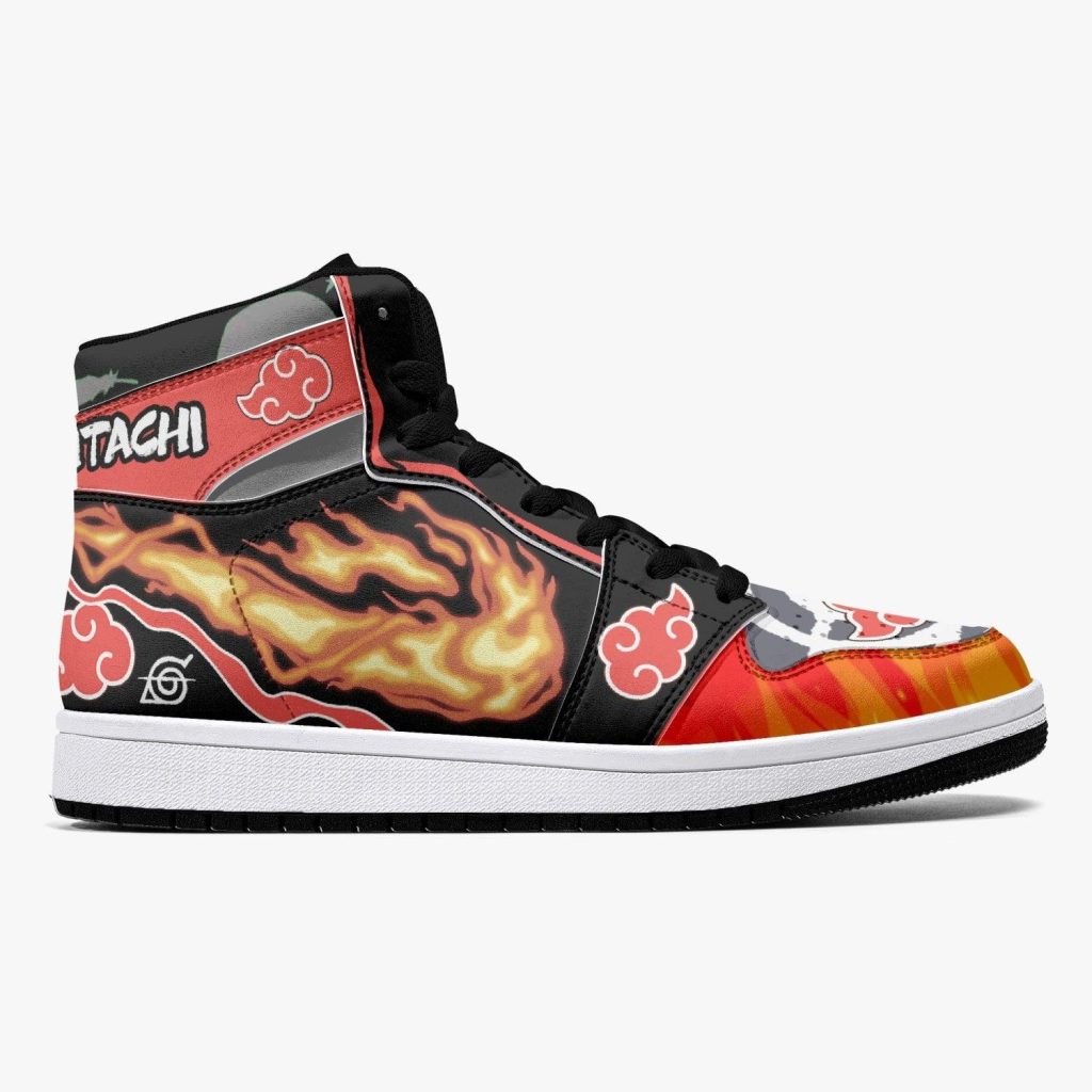 uchiha itachi akatsuki naruto shippuden j force shoes 2 - Anime Shoes UK Store