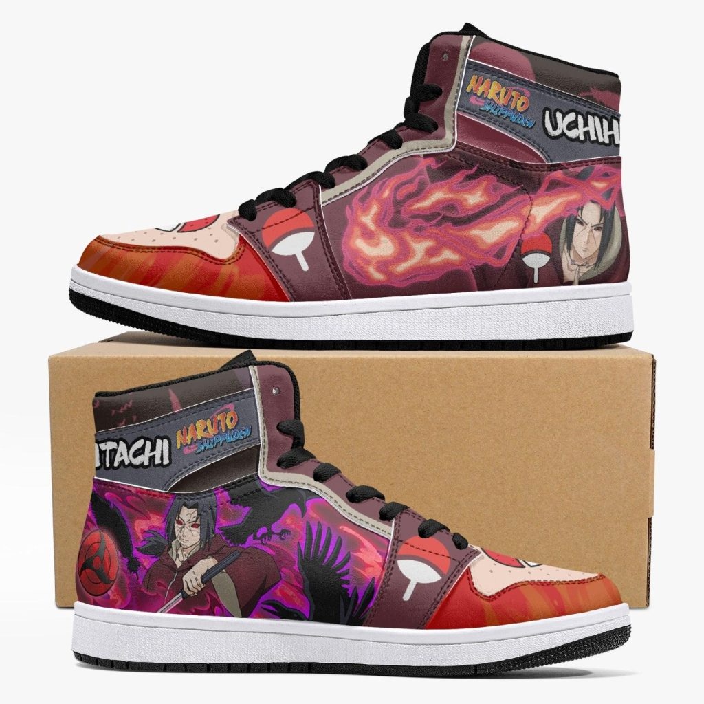 uchiha itachi edo tensei naruto shippuden j force shoes - Anime Shoes UK Store