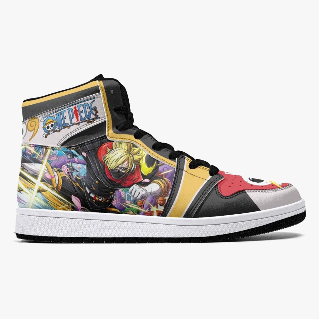 vinsmoke sanji stealth black one piece j force shoes 2 - Anime Shoes UK Store