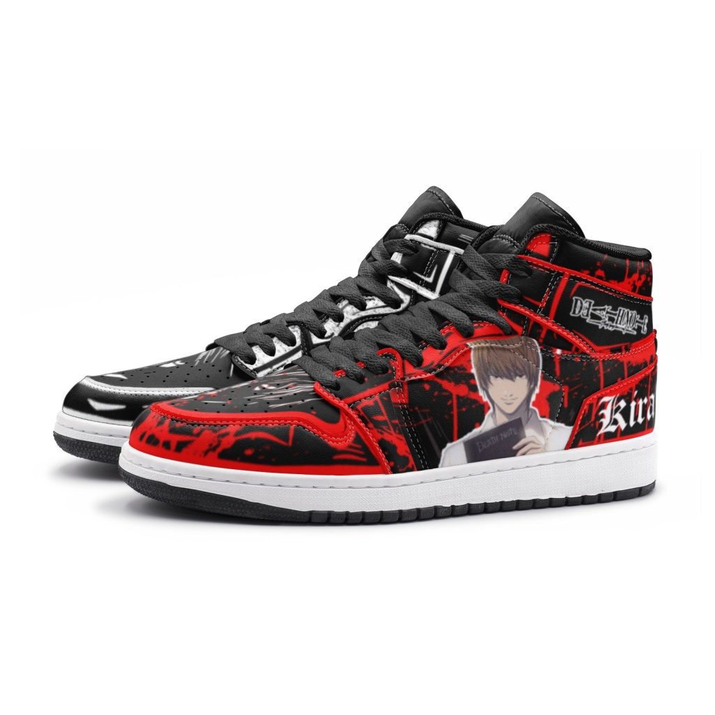 yagami light kira and l lawliet death note jd1 shoes 3 - Anime Shoes UK Store