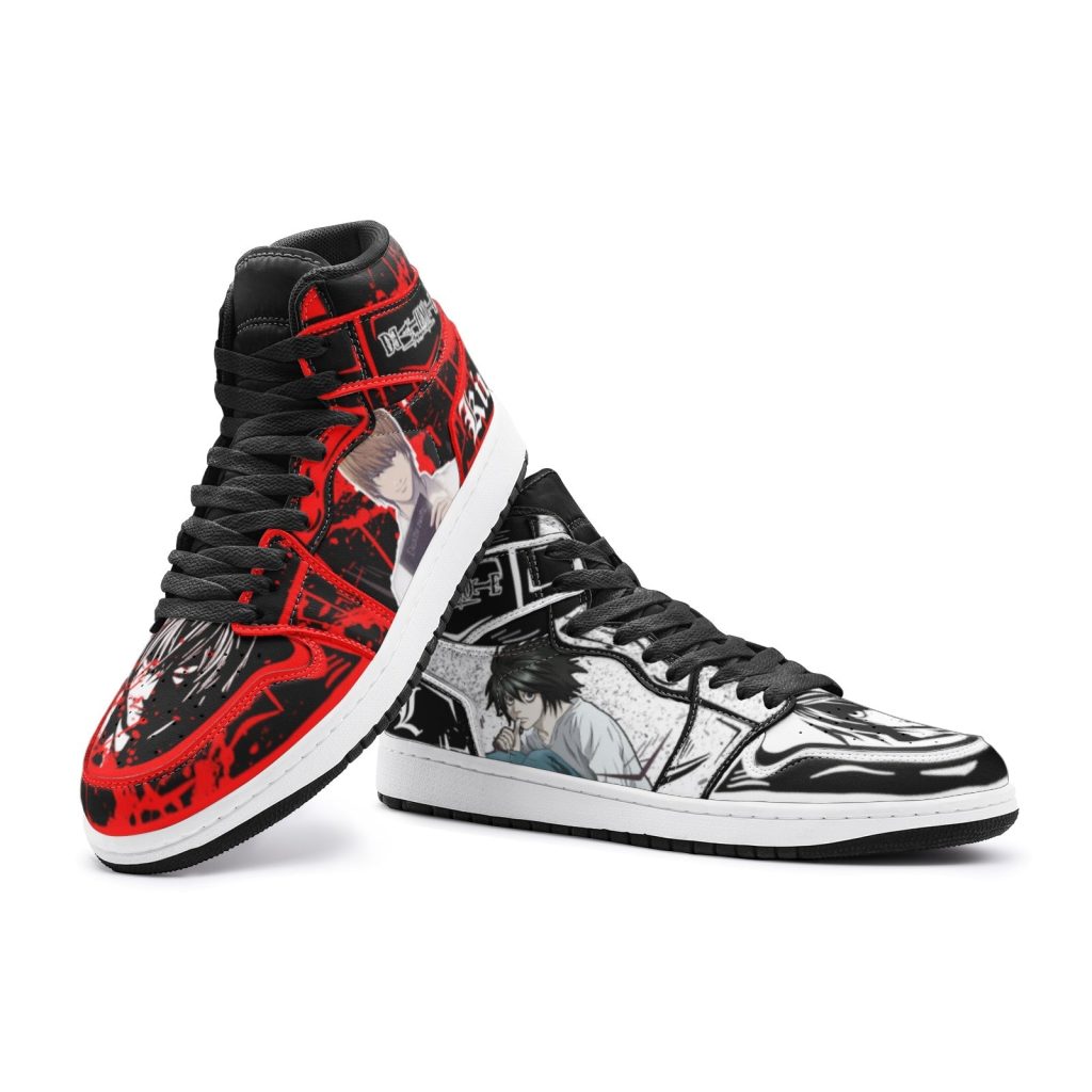 yagami light kira and l lawliet death note jd1 shoes 4 - Anime Shoes UK Store