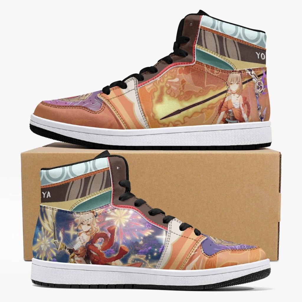 yoimiya genshin impact j force shoes - Anime Shoes UK Store