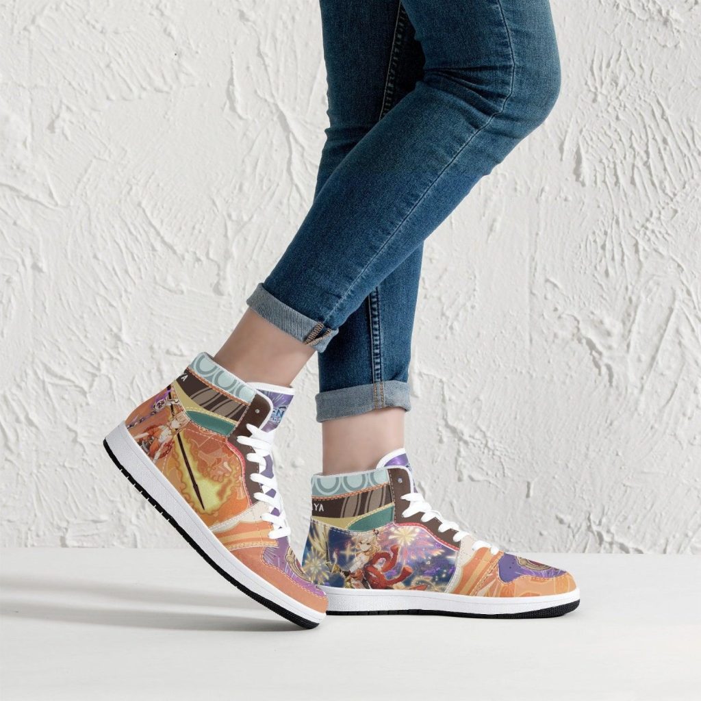 yoimiya genshin impact j force shoes 13 - Anime Shoes UK Store