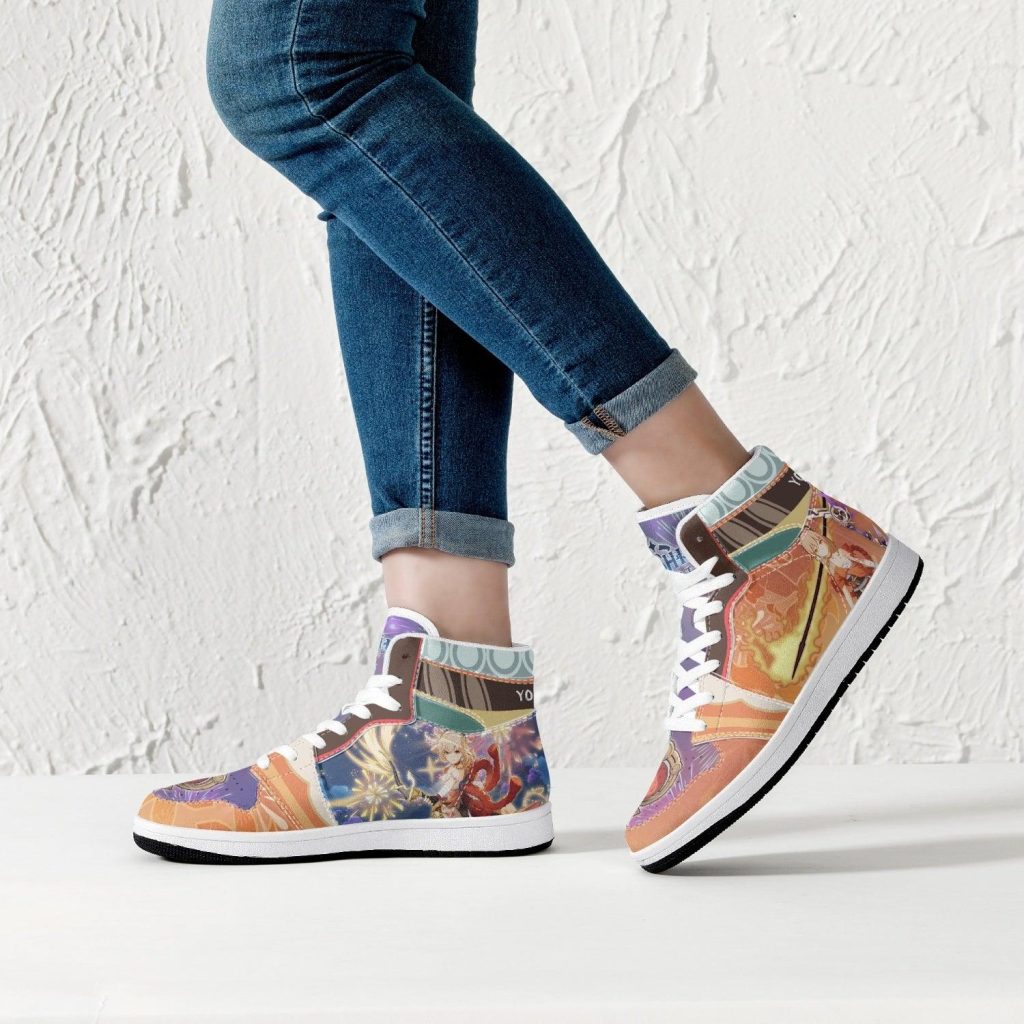 yoimiya genshin impact j force shoes 17 - Anime Shoes UK Store