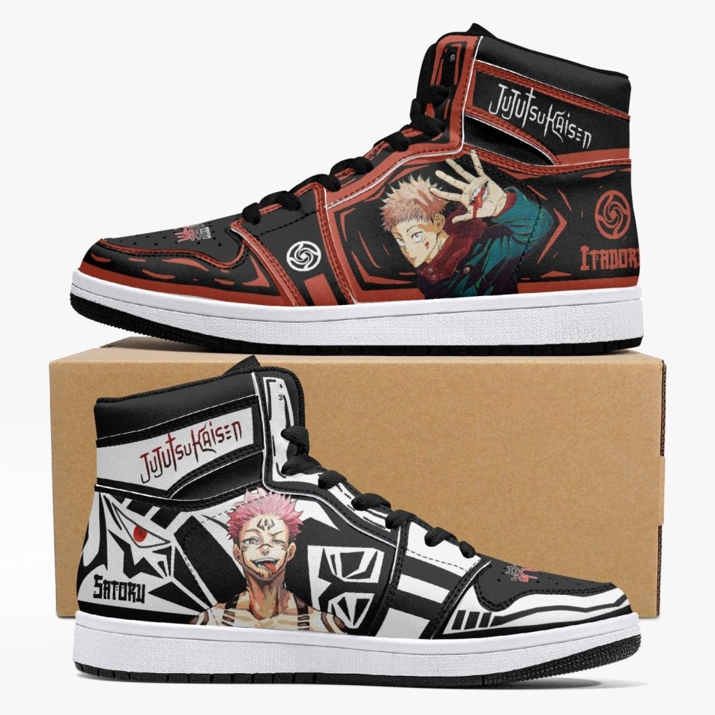 yuji itadori sukuna jujutsu kaisen j force shoes - Anime Shoes UK Store