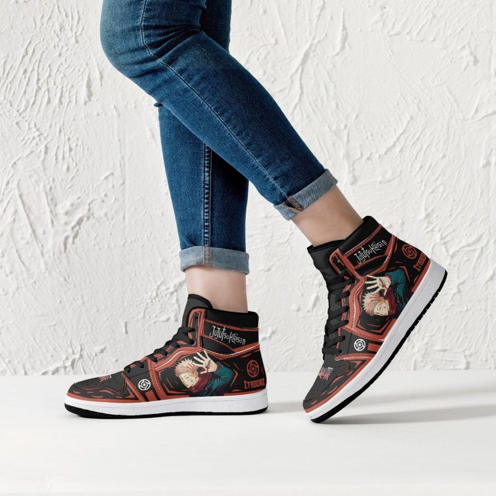 yuji itadori sukuna jujutsu kaisen j force shoes 6 - Anime Shoes UK Store
