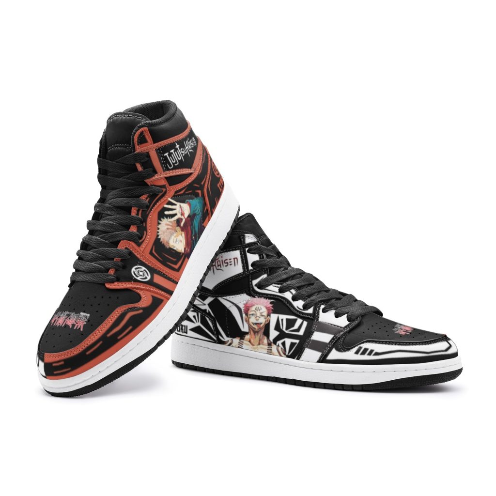 yuji itadori sukuna jujutsu kaisen jd1 shoes 4 - Anime Shoes UK Store