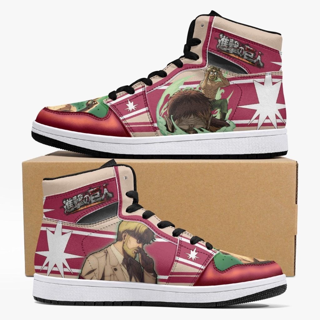 zeke yeager attack on titan j force shoes - Anime Shoes UK Store