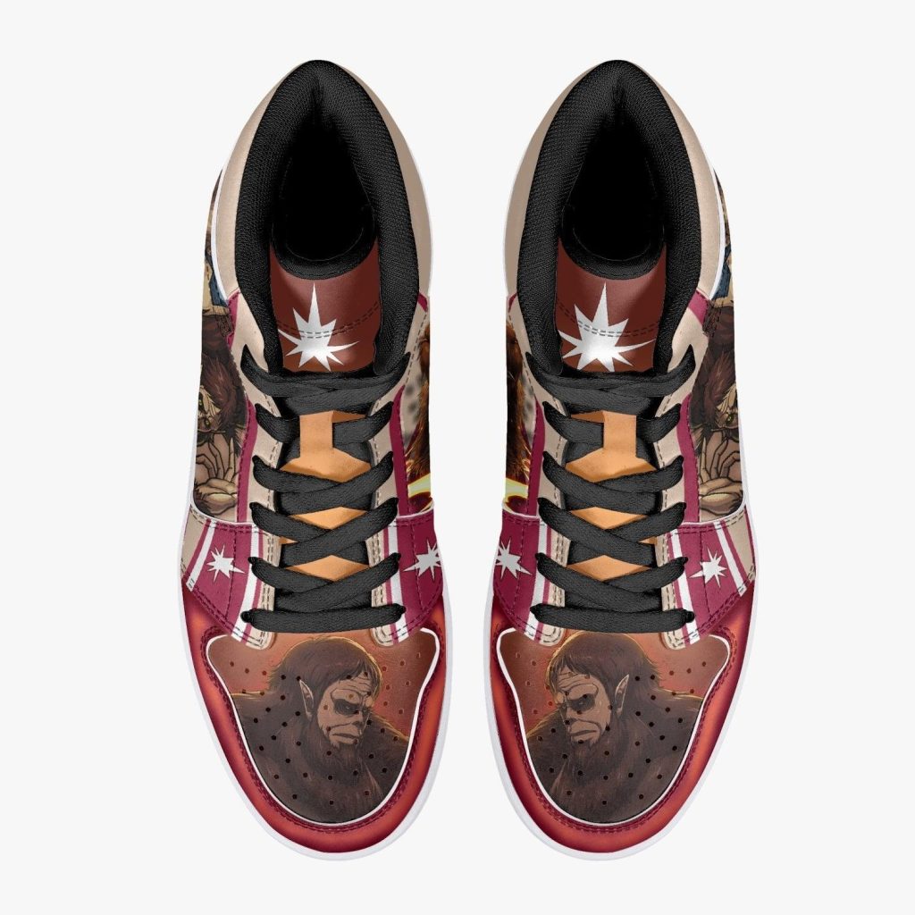 zeke yeager beast titan attack on titan j force shoes 3 - Anime Shoes UK Store